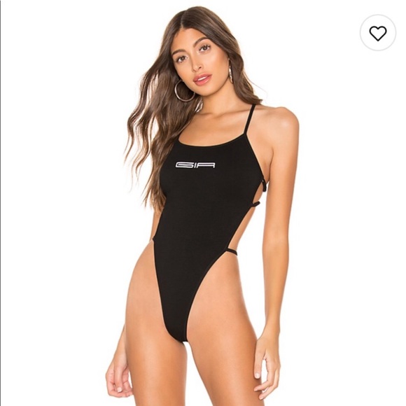 I.AM.GIA Tops - I.AM.GIA Black Virgo Bodysuit Super Stretchy Excellent Condition Thong Back Sz S